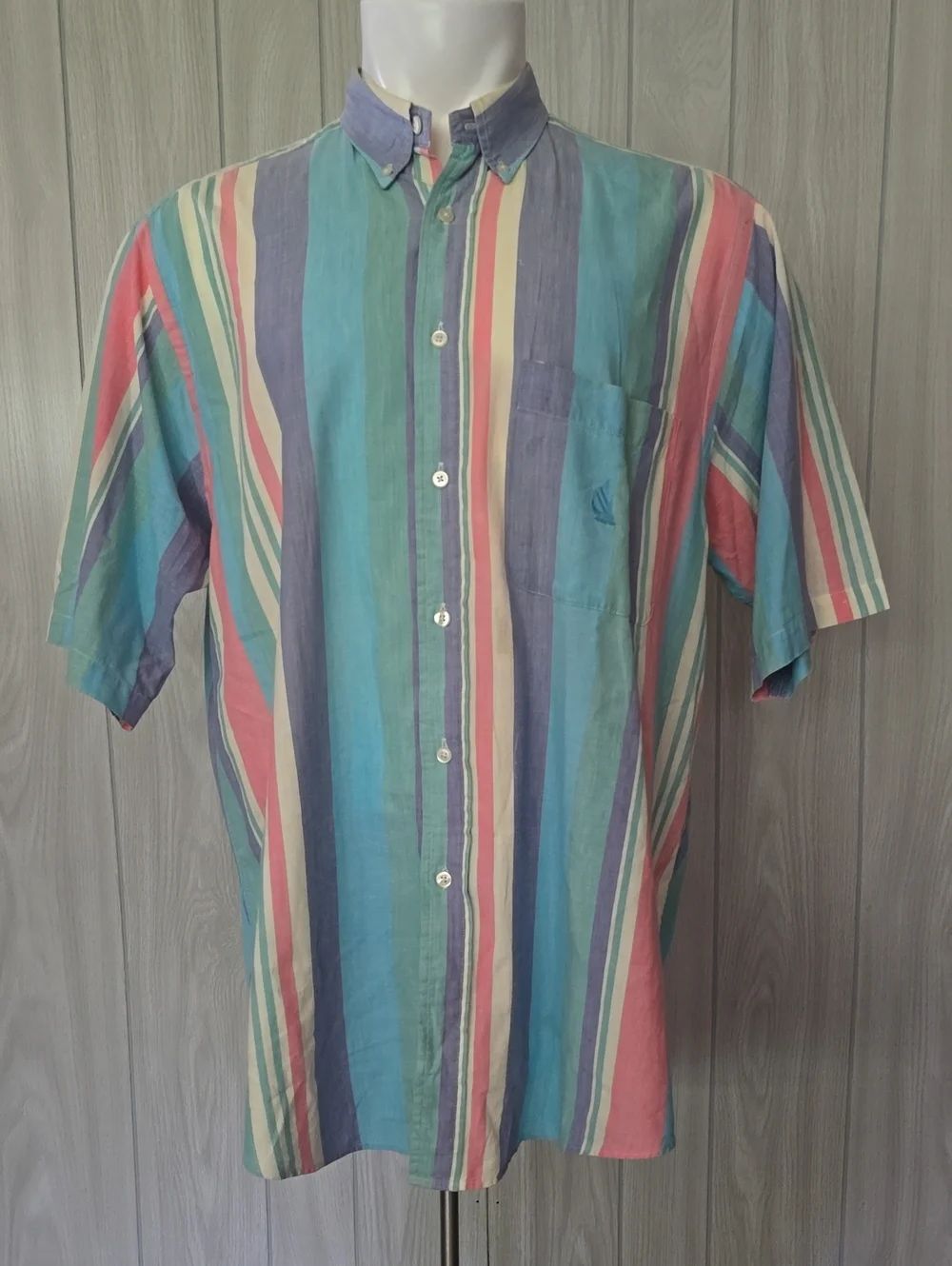 Nautica | Vintage Half Sleeve Buttondown